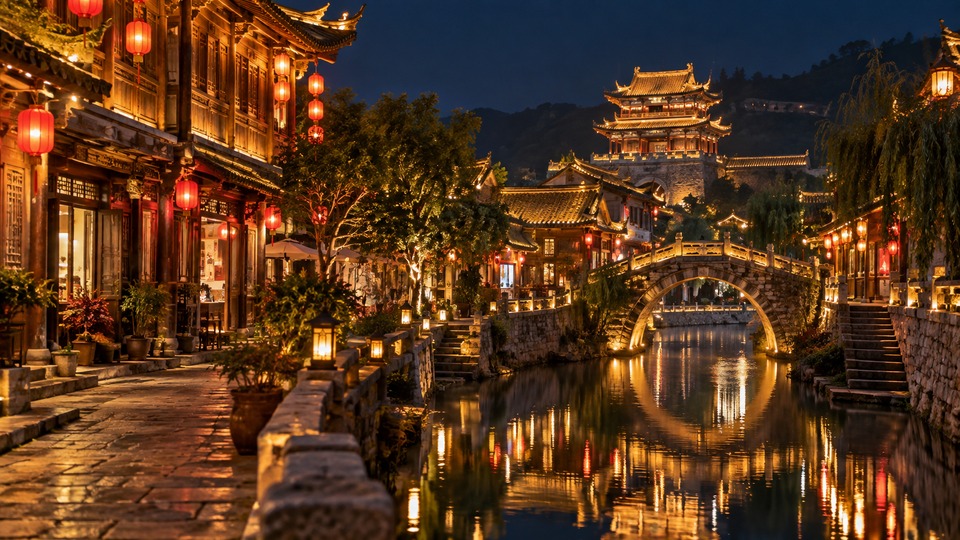 秀容古城 · 夜色